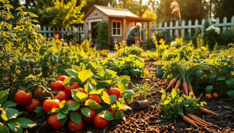 organic garden care through seasons