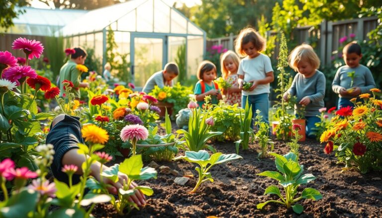 organic gardening lessons for homeschoolers