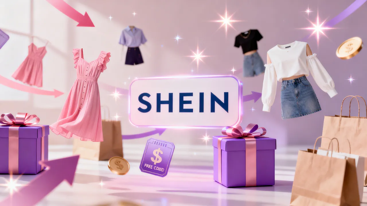 Créditos Grátis na SHEIN