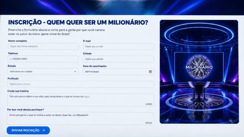 Entenda Como Se Inscrever no 'Quem Quer Ser Um Milionário'